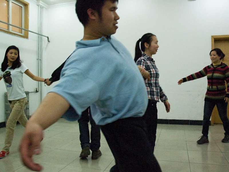 Blind actors in China