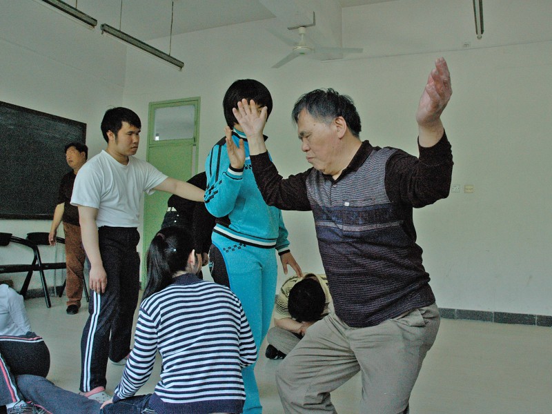 Blind actors in China