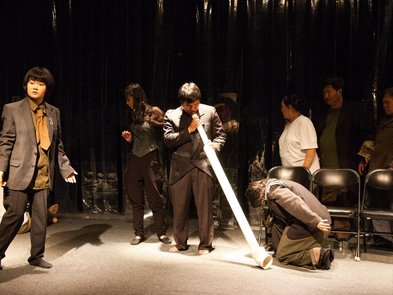 Blind actors in China